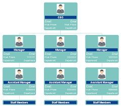 small business employee org chart