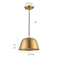 Brass Pendant Light Hanging For Living Room Fixture Luxury Gold Wood