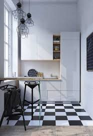 Piso Vinilico Xadrez Preto E Branco Para Marcar A Area Da Cozinha Na Parede Apenas Tinta Branca Home Decor Decor Room Decor