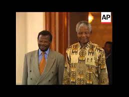 Founder of the inkatha freedom party (ifp) and heir to the chieftainship of the buzelezi tribe. South Africa Mangosuthu Buthelezi Is Sworn In As Acting President Youtube