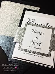 Black And Silver Wedding Invitations Black And Silver Glitter Wedding Invitations Classic And Simple Desi Glitter Wedding Invitations Silver Wedding Invitations Silver Glitter Wedding Invitations