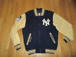 Majestic Authentic Collection Wool Leather Ny Yankees Jacket Coat Sz Medium Majestic Newyorkyankees Clothes Coats Jackets Jackets