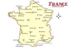 France Cities Map And Travel Guide France City France Map Weather In France