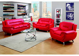 Shop for any loveseat to suit you best! Napoli Red Leather Match 2 Pc Sofa Loveseat Set U And U Home Budget Furniture