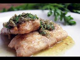 File De Peixe Ao Molho De Alcaparras Youtube