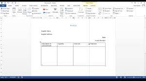 Whether you want to remodel your home or just want to keep on top of your personal or family budget, money in excel makes it easy to stay on track and reach your financial goals. Creating A Basic Invoice Template In Word Youtube