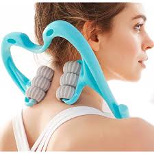 Amazon.com: ROLNECK Neck Massager with 6 Ball Massage Points Handheld  Manual Roller Massager Tool for Neck, Back, Shoulders, Waist and Legs Deep  Tissue : Health & Household