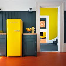 The color taken for granted in modern kitchen appliances. 28 Inspiring Colorful Kitchen Appliances Digsdigs