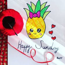 Dessin Kawai Ananas Mignonne Dessin Kawaii Kawaii Dessin