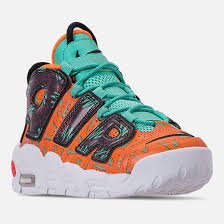 Nike Boys Big Kids More Uptempo Premium Basketball Shoes Basketball Shoes Big Kids Nike Air