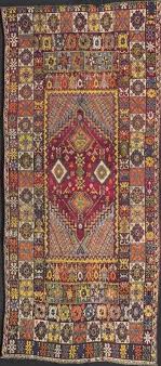 Moroccan Rug 390 Cm X 170 Cm Ca 1920 Pergamon Museum Islamic Art Museum Berlin Hali Dokuma