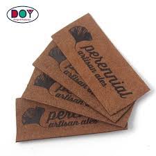 Heat Press Logo Soft Suede Patches For Hats And Bags Doylabel