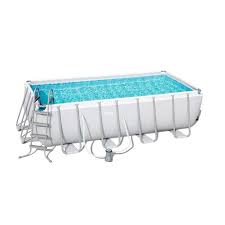Épurateur à cartouche 1 25m3/h avec. Piscine Tubulaire Rectangulaire Bestway Power Steel 4 88 X 2 44 X 1 22