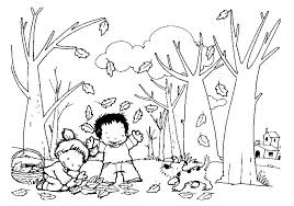 Dibujos De Otoño Para Colorear