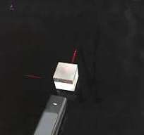Lazer reflektör polarize Bk7 cam ışık bölücü küp prizma