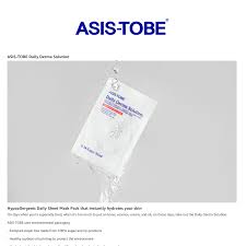 asis-tobe Daily Derma Solution Mask Sheet 10P | OLIVE YOUNG Global