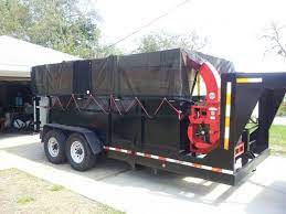 Leaf Vacuum Dump Trailer Lawnsite Dump Trailers Landscape Trailers Trailer