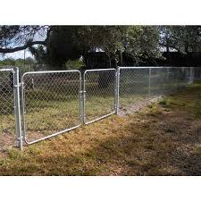 6 Foot Black Chain Link Fence Gate Shop Galvanized Steel Chain Link Fence Gate Common 10 Ft X 5 Ft Actual Fence Landscaping Natural Fence Rustic Fence