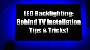 Led Strip Lights Behind Your Tv Simple Installation Tips Tricks Gaming Desk Setups Youtube