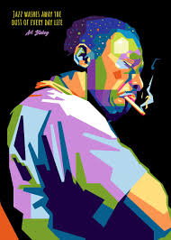 Art Blakey' Poster, picture, metal print, paint by nofa aji zatmiko