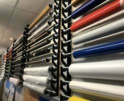 Wall rack is the perfect solution to organize your print shop. Black Storage Wall Rack For Vinyl And Fabric Rolls Holds 10 Rolls Heavy Duty Sign Making Supplies Business Industrial