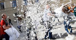 3,057 pillow fight stock video clips in 4k and hd for creative projects. International Pillow Fight Day 2016 Cbs News