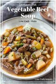 Hearty Vegetable Beef Soup Made In The Instant Pot Soup Instantpot Vegetablebe Beef Soup Recipes Vegetable Beef Soup Instant Pot Vegetable Beef Soup Recipe
