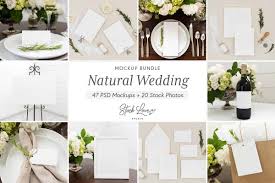 Natural Wedding Mockup Bundle Nature Wedding Natural Wedding Stationery Wedding Stationery