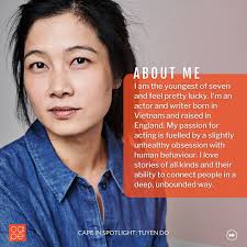 For this week's #CAPEInSpotlight, meet Tuyen Do (@tuyen_does). Tuyen is a  British Vietnamese actor and writer. She has been seen