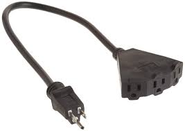 Stanley 30669 Pro Block 2 Grounded 3-Outlet Outdoor Extension Cord, 2-Feet,  Black - Electric Plugs - Amazon.com
