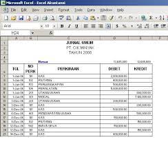 Terimakasih atas ide2 agei, hanya saja u jurnal umum pada contoh di atas saya kurang setuju kalau keterangan di taruh setelah nama akun sebaiknya u keterangan bs langsung d buat setelah. Akuntansi Excel Akuntansi Myob Dan Blogging