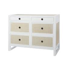 Do you suppose white tall dresser appears great? Porter Rattan 6 Drawer Dresser