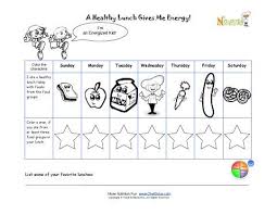 Free Nutrition Printables To Help Kids Set Healthy Eating Goals Click To Print Our Kids Healthy Lunch Kids Nutrition Healthy Lunch Healthy Lunches For Kids