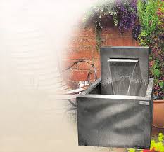 Terrassenbrunnen garten, teich brunnen quellstein anlegen ratgeber obi. Terrassen Brunnen Fur Den Garten Online Kaufen Shop