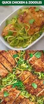 Maybe you would like to learn more about one of these? Dieses Unglaublich Leckere Quick Easy Chicken And Zoodles Ist Ein Leichtes Und Dennoch Licht Zoodle Recipes Recipes Healthy Recipes