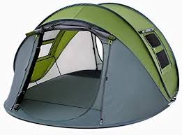 Find the flattest land available and keep water drainage in mind. 4 Person Easy Pop Up Tent Automatic Setup Sun Shelter For Beach Instant Family Tents For Camping Hiking Traveling Buy Online At Best Price In Uae Amazon Ae