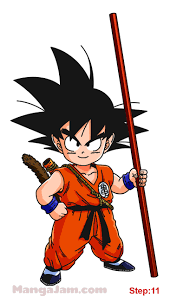 It's kid goku from the original dragon ball, especially during the fight from king piccolo. How To Draw Kid Goku From Dragon Ball Mangajam Com
