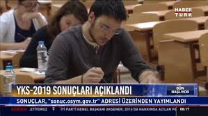 Adaylar, saat 10.00'dan sonra sınav. 2019 Yks Sinav Sonuclari Aciklandi