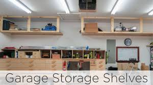 The best way to hide the mess in the garage is to use ceiling mounted storage racks like the one from flexmount. Wasted Space Garage Storage Shelves Jays Custom Creations
