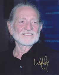 Signed WILLIE NELSON Photo Autographed COA Country Music Legend