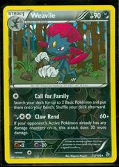 Aura's lucario of the pokémon trading card game. Weavile Reverse Holo 52 Prices Pokemon Flashfire Pokemon Cards