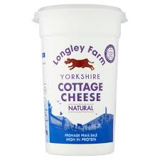 longley farm yorkshire natural cottage cheese 250g cottage cheese soft cheese iceland foods