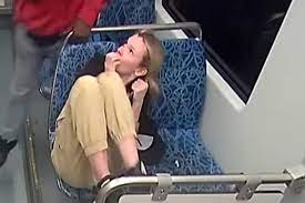 Heartbreaking moment bystanders run away from bleeding Iryna Zarutska after watching refugee be stabbed in neck 3 times |