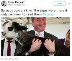 Now you don't have to convince me social media users commenting on the post were quick to point out that joyce was a member of the. Barnaby Joyce S New Zealand Citizenship Mocked By Memes Daily Mail Online