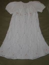 Some of these are for older babies and come from other sites. Floral Trellis Christening Gown Christening Gowns Crochet Christening Patterns Knit Baby Dress