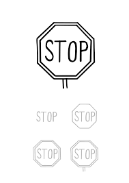 Klick das bild verkehrszeichen in deutschland: Stopping Template Edding