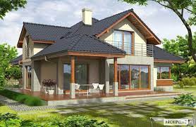 Projekt Domu Naomi G2 Homify Amerikan Evleri Ev Dis Tasarimi Evler