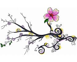 Fleur Japonaise De Sakura Motif De Broderie Machine In 2020