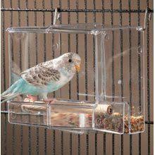 Bird Feeders For Small Birds Amazon Amazon Com Corral Seed No Mess Bird Feeder Parrot Toy Toys Canary Cockatiel Finch Lovebird Parotlet Cage Cages Tidy Pet Sup Parrot Pet Bird Cage Bird Feeders