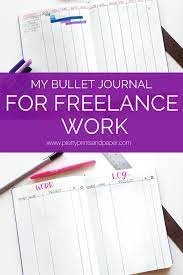Are A Freelancer And Bullet Journalist Check Out How I Ve Set My Journal Up For My Calligraphy Busin Bullet Journal For Business Writing Jobs Journal Business